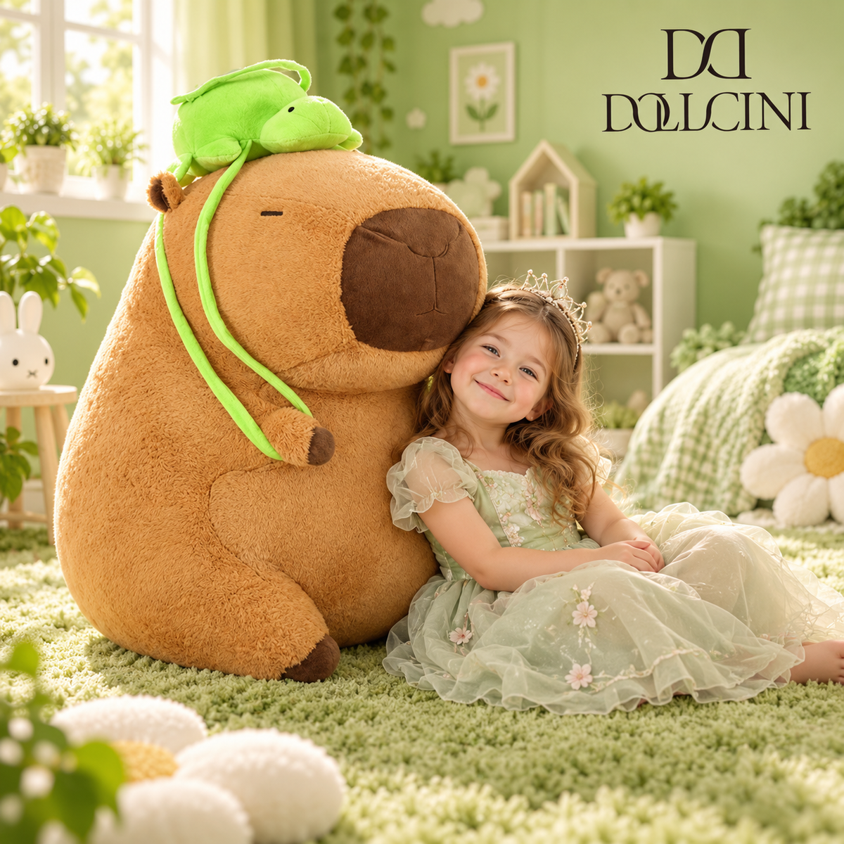 Dollcini DreamPets Soft Plush Toy – Goose, Capybara, and Unicorn Figure