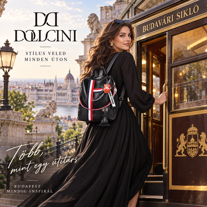 Dollcini Faux Leather Backpack – Waterproof and Durable