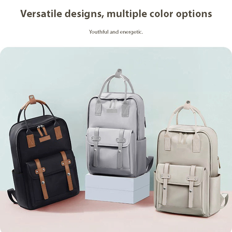 Dollcini Unisex Business Travel Backpack – Fits 16” Laptop, Expandable, Water-Resistant (36–55L)