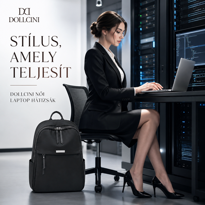 Dollcini Women's Laptop Backpack for 14” Laptop – Waterproof and Ergonomic