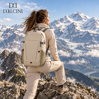 Dollcini Unisex Laptop Backpack for 13” Laptops – Waterproof Travel Backpack, Available in Multiple Colors