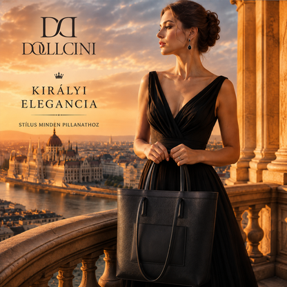 Dollcini Női Válltáska – 15”-16" Laptophoz, Műbőr