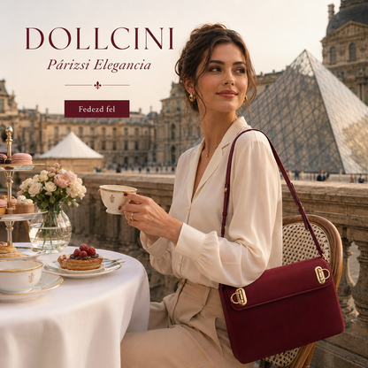 Dollcini Elegant Women's Shoulder Bag – Compact, Faux Leather Bag