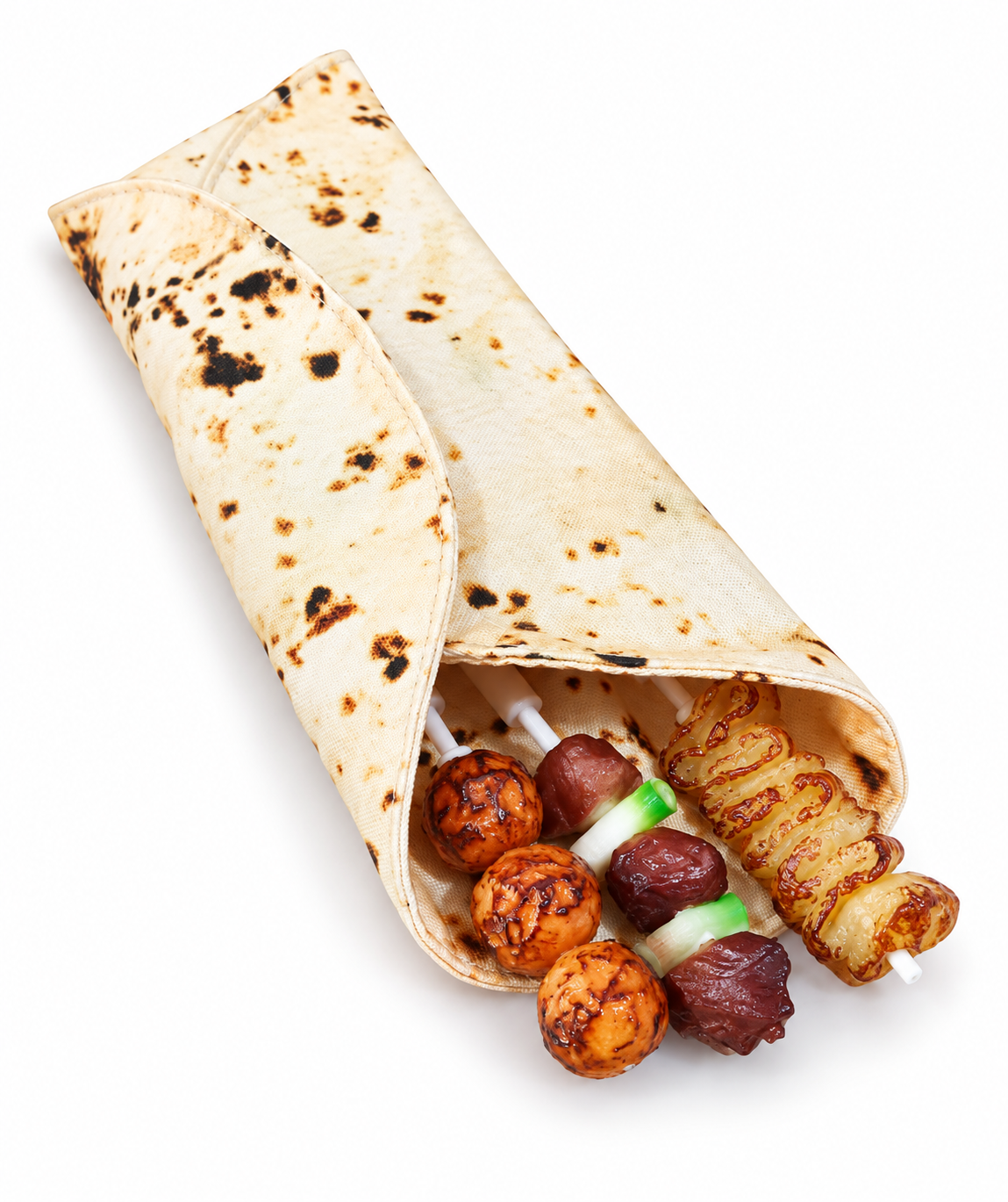 Dollcini Gyros Kebab Roll-Up Canvas Pencil Case