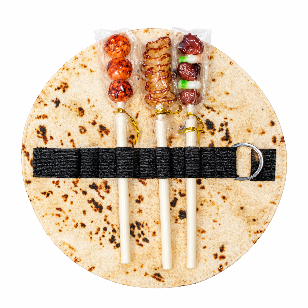 Dollcini Gyros Kebab Roll-Up Canvas Pencil Case