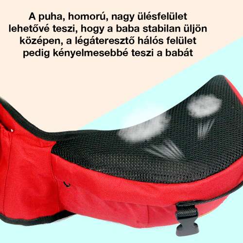 Dollcini, Ergonomikus Babahordozó, Többféle pozícióval, 15 kg, Több színben