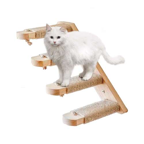 Dollcini, Wall-mounted cat climbing frame stairs, can be mounted on the wall