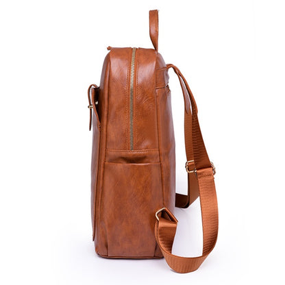 Dollcini, Women's backpack, synthetic leather, large capacity, in several colors