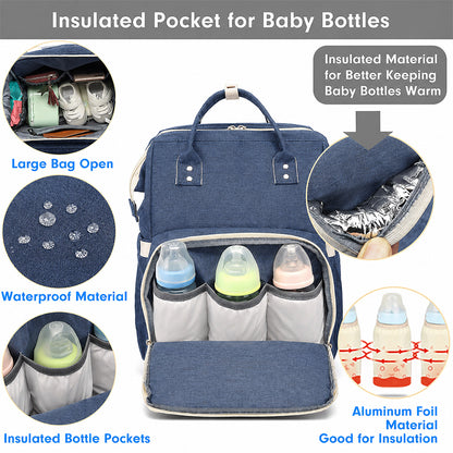 Dollcini Multifunctional Baby Backpack – Foldable Baby Bed