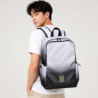 Dollcini Unisex Laptop Backpack – Gradient Pattern, Universal School Bag