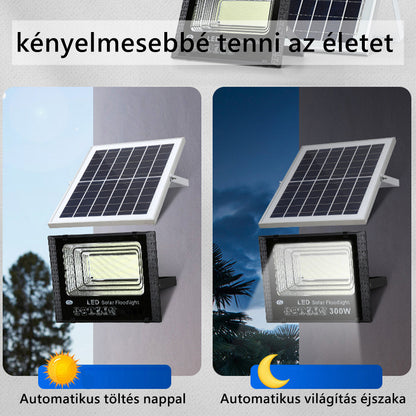 Dollcini, lampă solară de perete, 247 LED/381 LED luminozitate mare, 150 W/300 W, rezistentă la apă, exterior, grădină, stradă în curte, negru