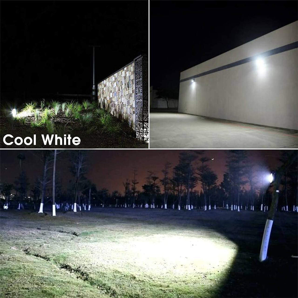 Dollcini, Napelemes fali lámpa, 247 LED/381 LED nagy fényerejű, 150 W/300 W, vízálló, kültéri