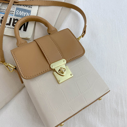 Dollcini lopásgátló műbőr mobiltelefon Crossbody táska női mini könnyű szintetikus bőr válltáska Összecsukható válltáska 443227 Khaki
