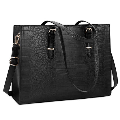 Dollcini, Women's handbag, Black, 43 x 33 x 14 cm