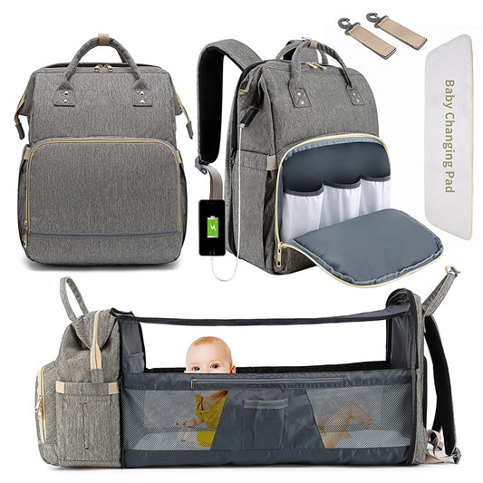 Dollcini, Multifunctional backpack, with folding cot, waterproof, in several colors 